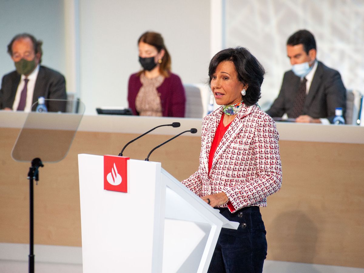 Foto: Ana Botín, presidenta de Banco Santander. (EFE/Javier Vázquez)