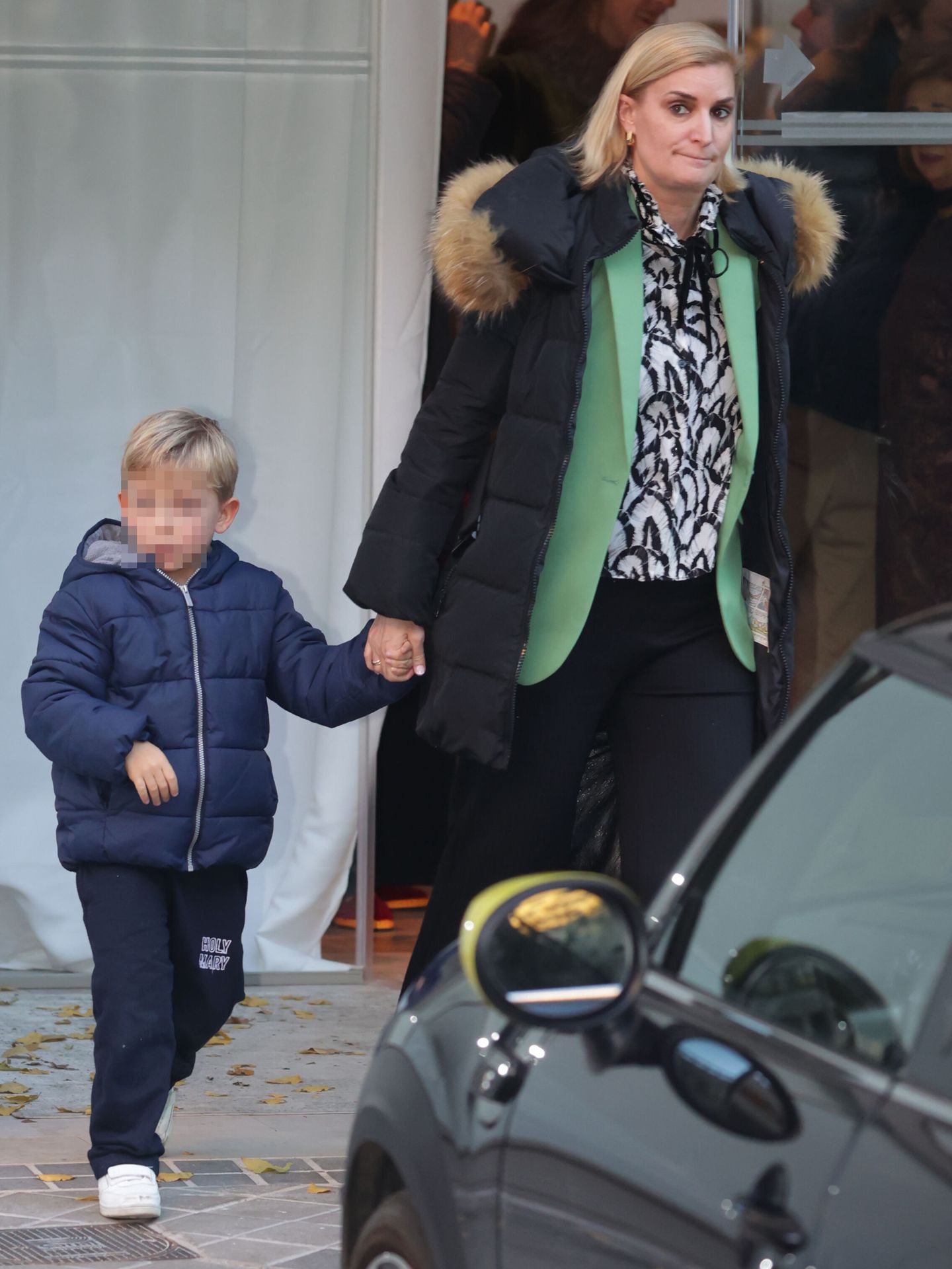 María Zurita con su hijo en una imagen de archivo. (Europa Press)