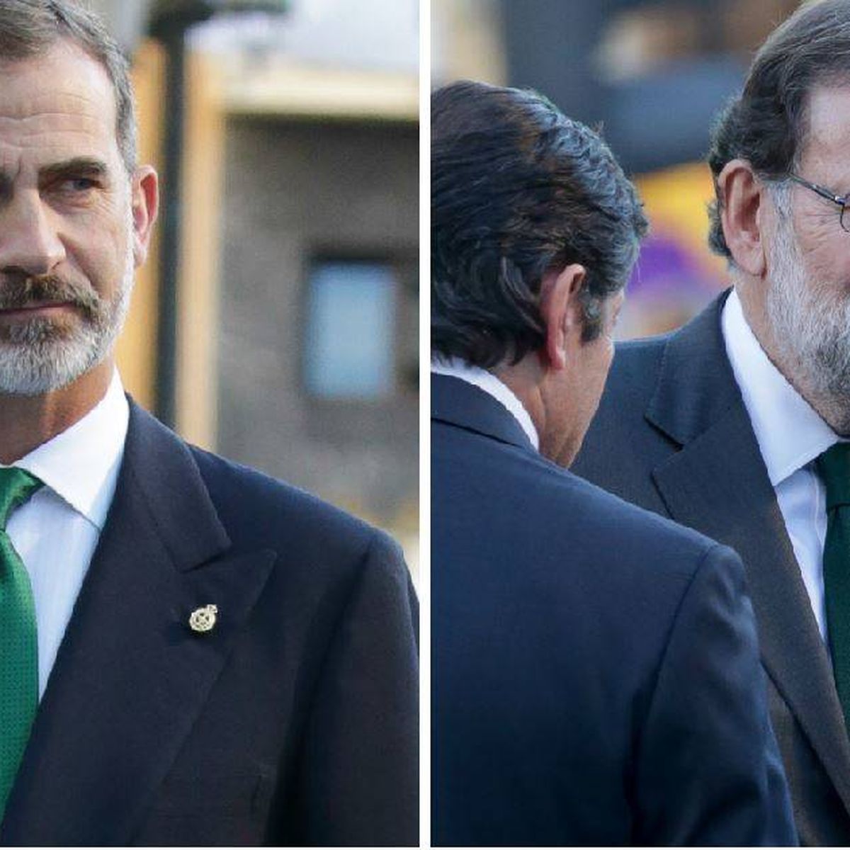 Felipe VI, Mariano Rajoy y el misterio de la V.E.R.D.E. el Rey de España)