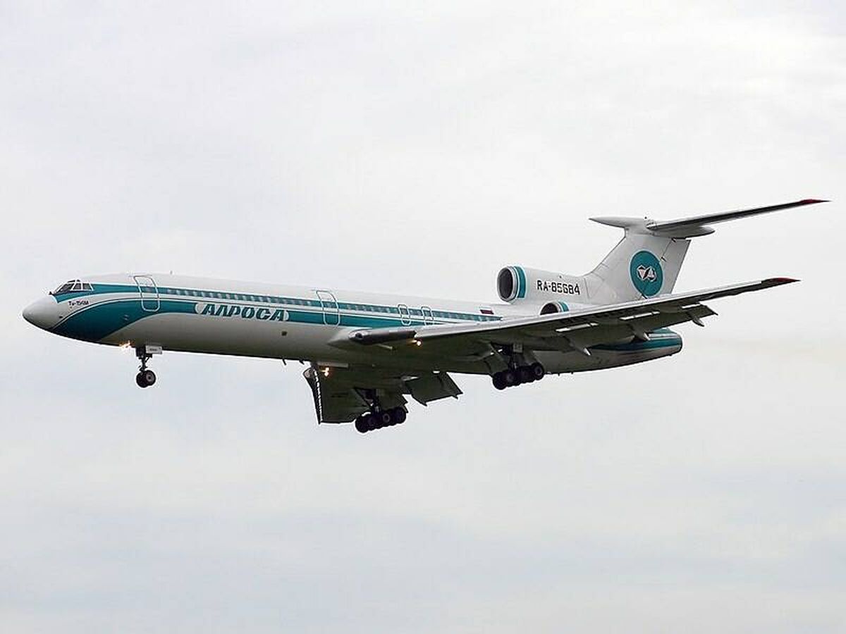 Foto: RA-85684, el Tu-154 involucrado, visto en junio de 2009. (Wikipedia)