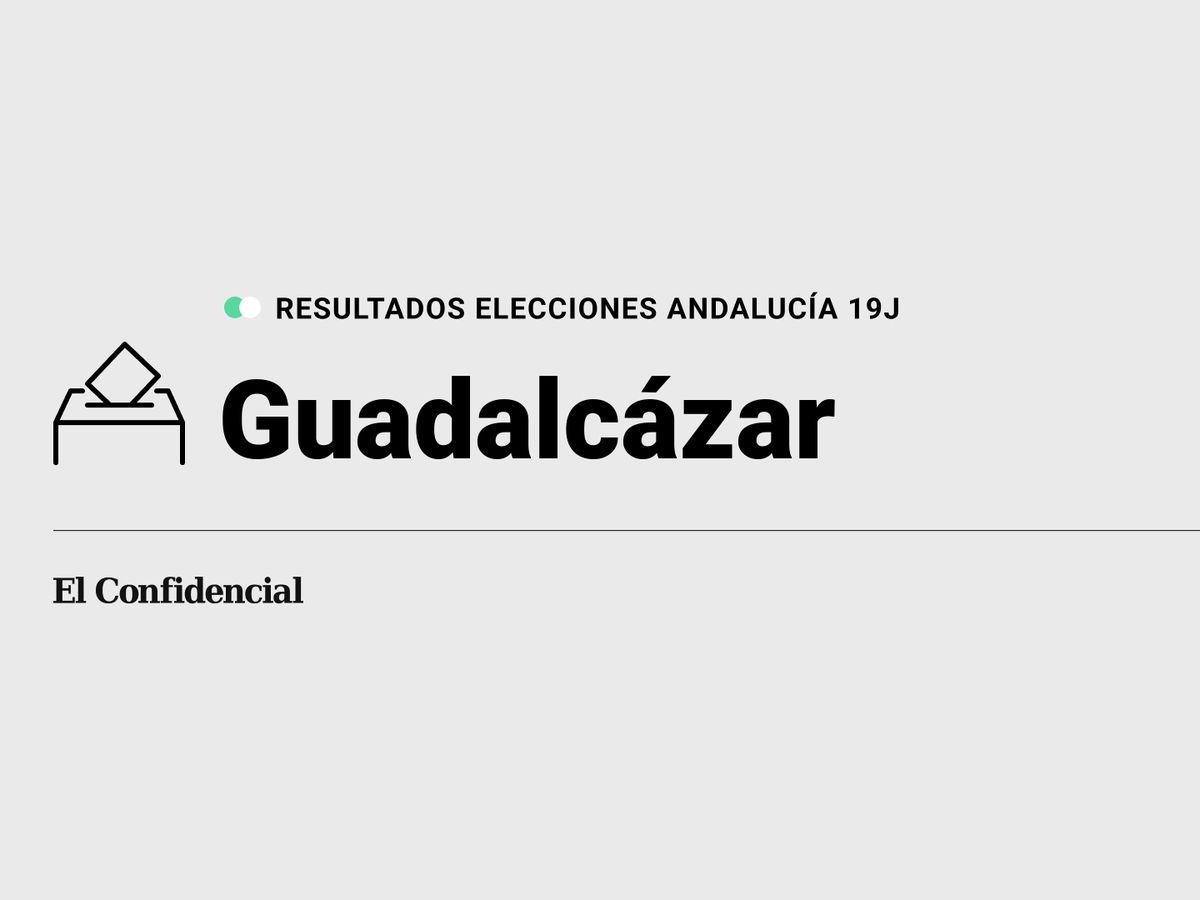 Foto: Resultados en Guadalcázar, Córdoba, de las elecciones de Andalucía 2022 este 19-J (C.C./Diseño EC)