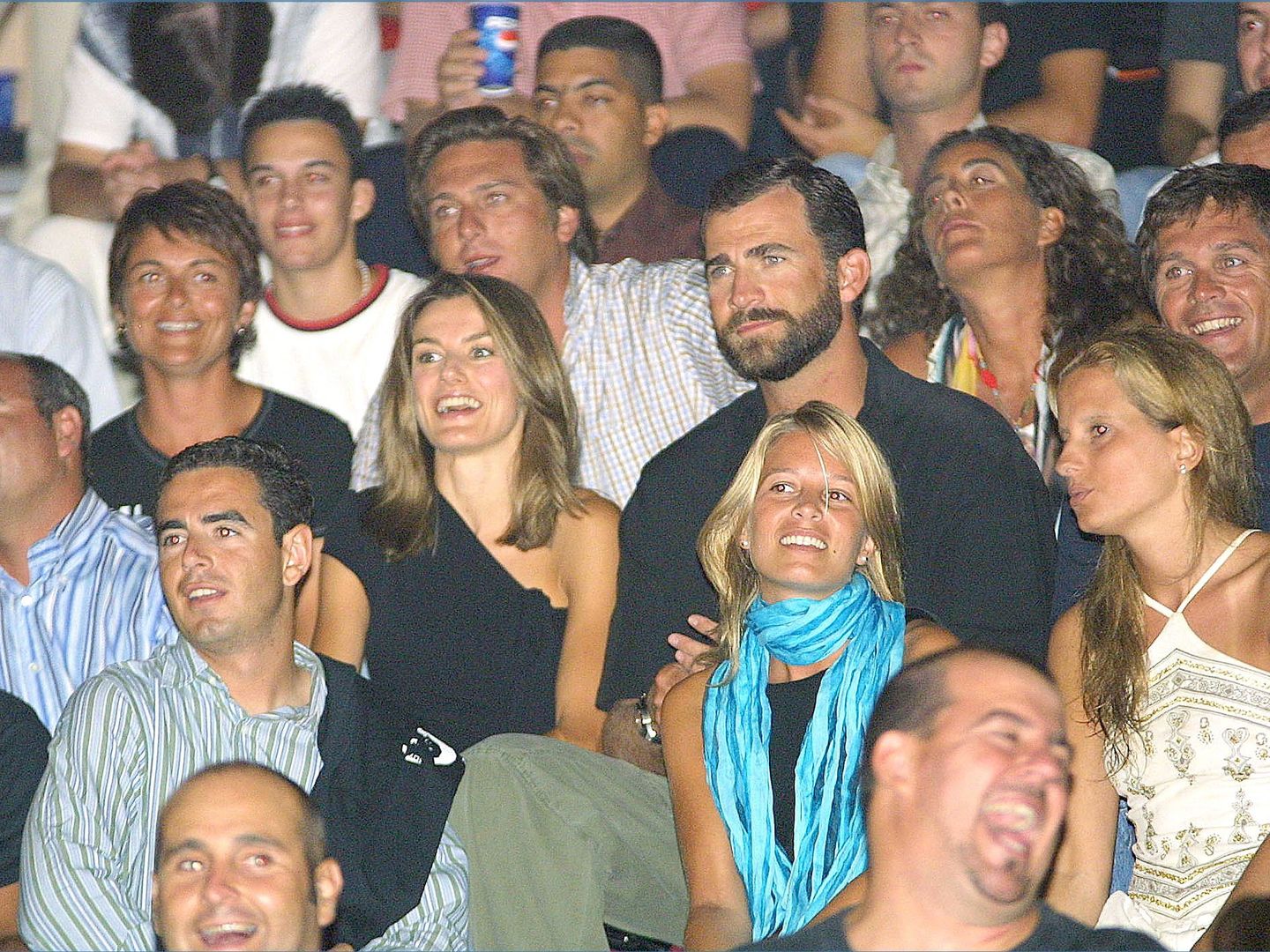 Los Príncipes durante el concierto de Jaime Anglada en Palma de Mallorca en 2004