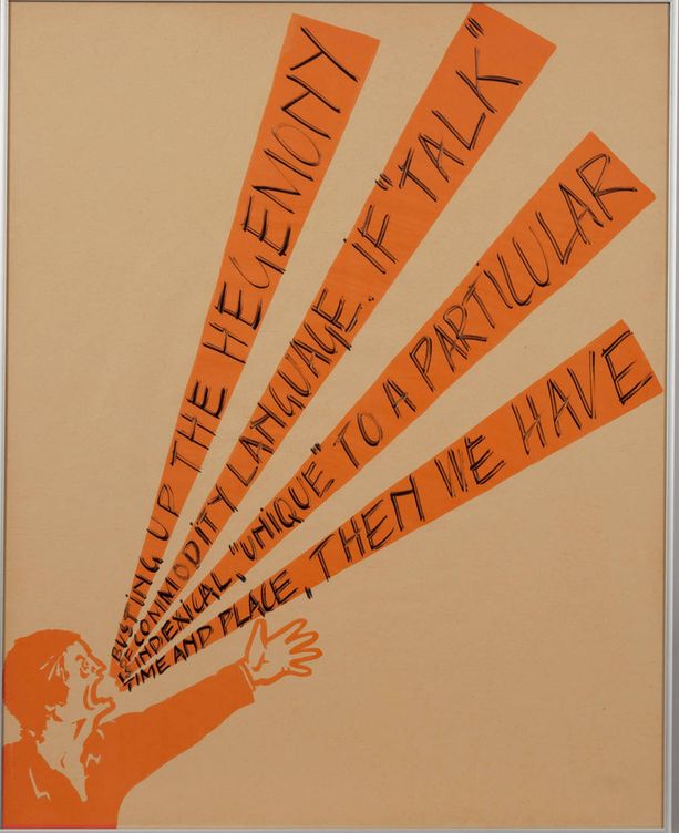 'Shouting Men', Art and Language (1975) (MACBA)