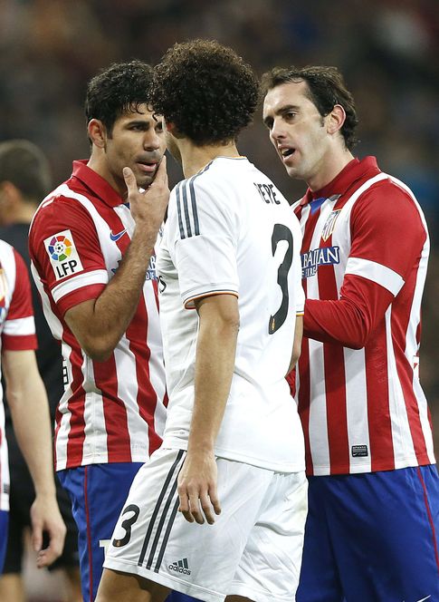 Foto: Las semifinales entre Real Madrid y Atlético dejaron algunas feas imágenes.