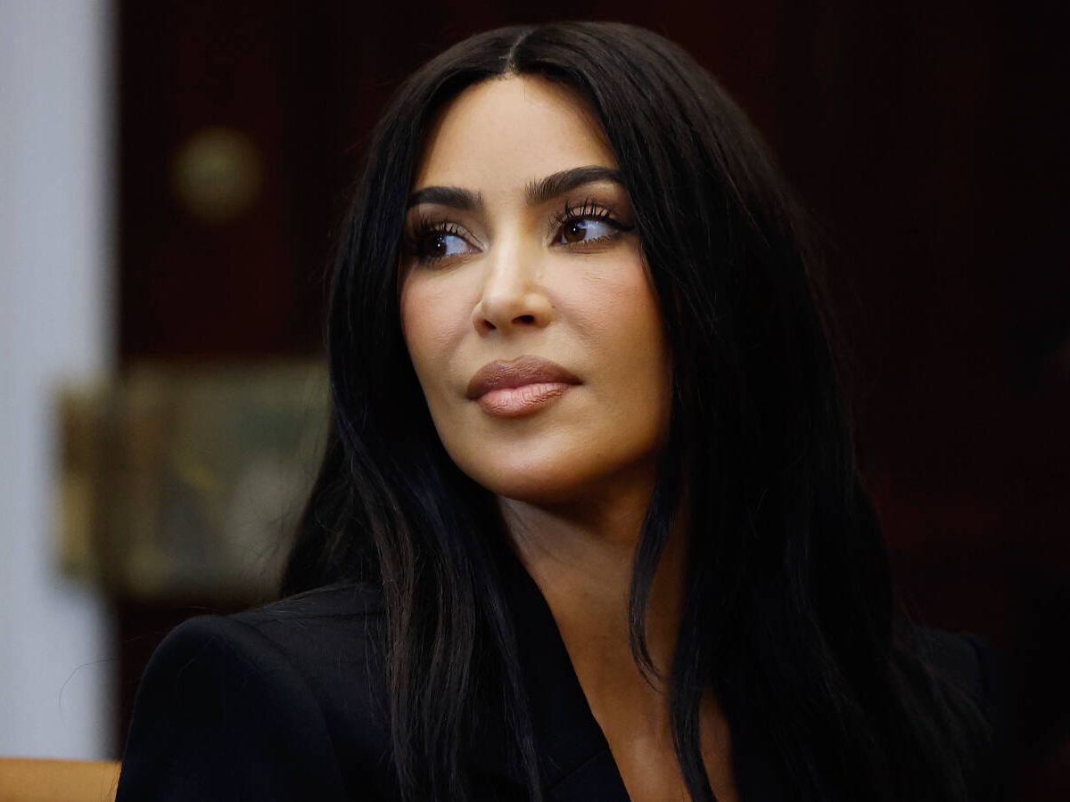 Foto: El perfilado de labios de Kim Kardashianjuega con diferentes tonalidades de marrón. (Getty/Chip Somodevilla)