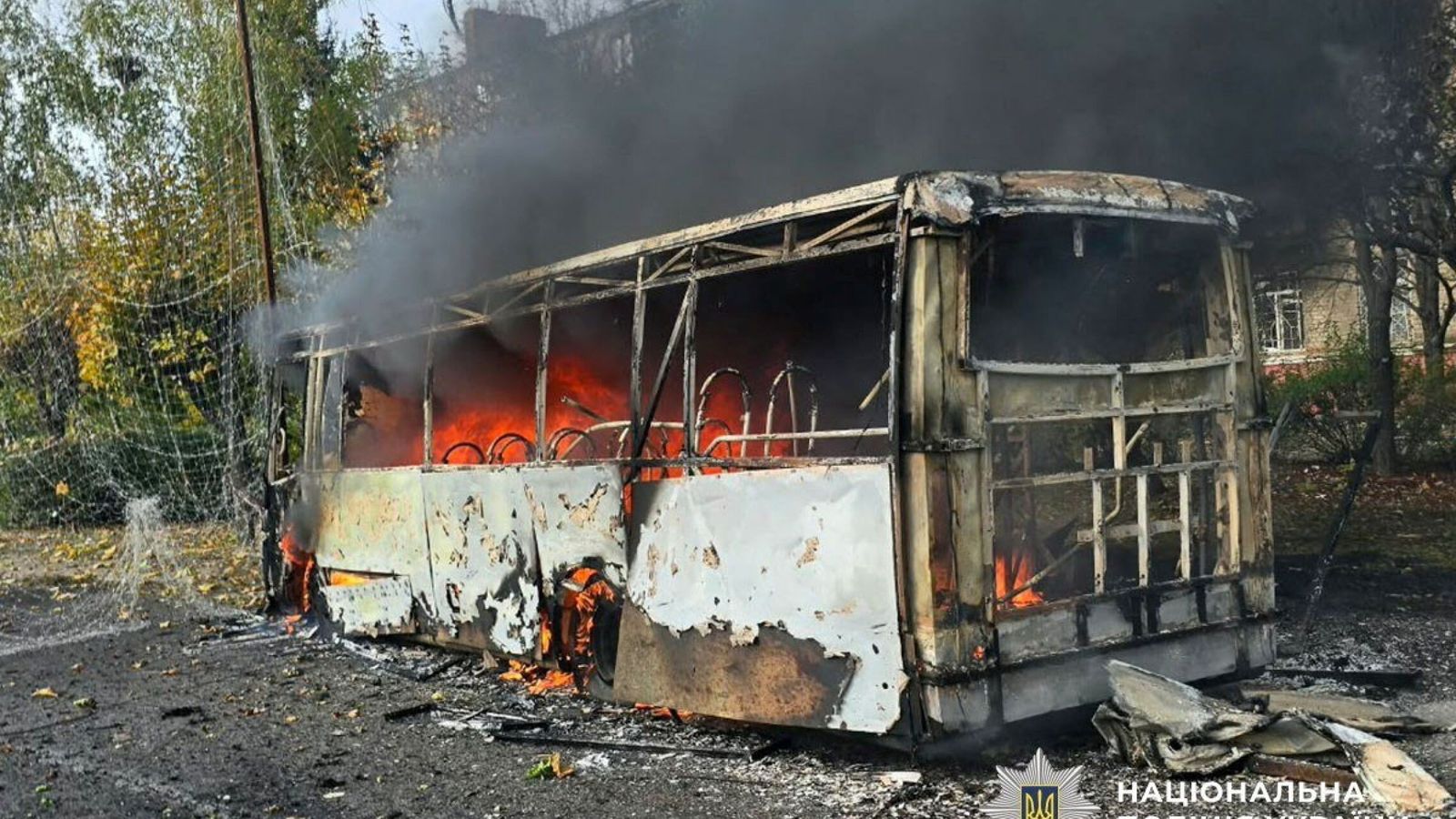 Al menos 30 muertos en un ataque ruso contra un autobús en la ciudad ucraniana de Kramatorsk