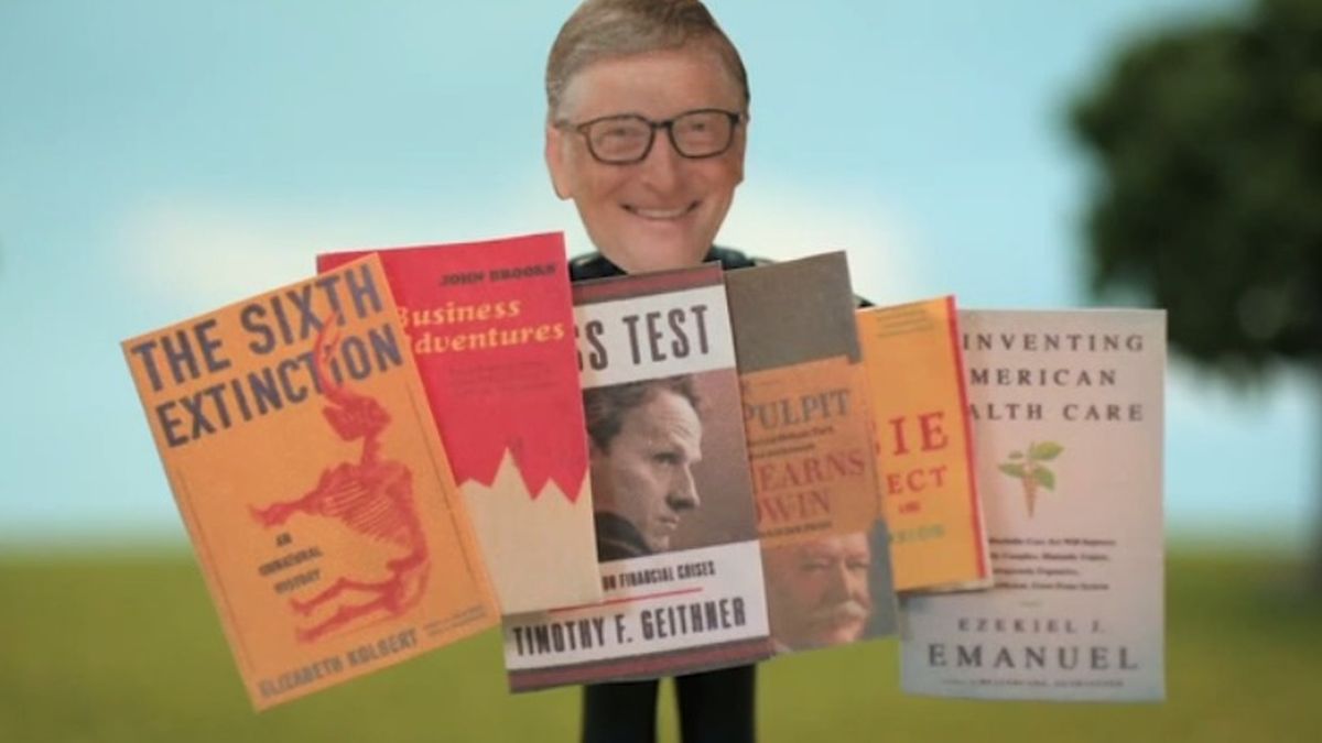 Los seis libros que tienes que leer este verano, según  Bill Gates