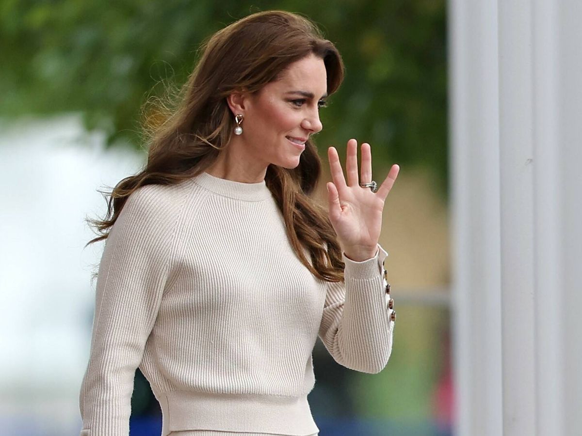 Foto: Kate Middleton, en un acto relacionado con la salud mental en octubre de 2023. (Getty)