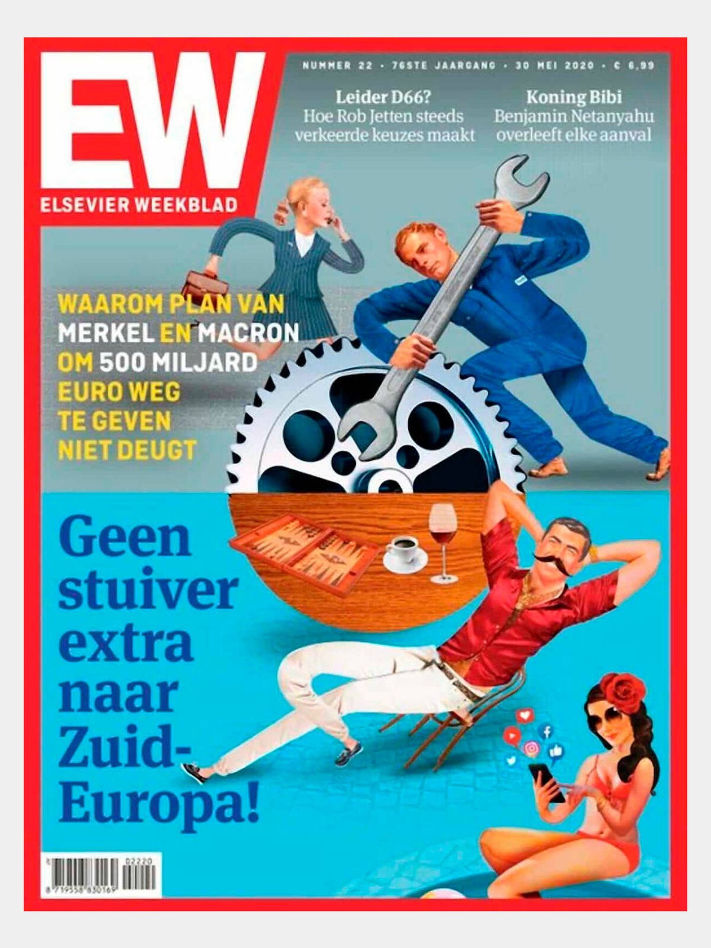 La polémica portada del 'Elsevier Weekblad'.