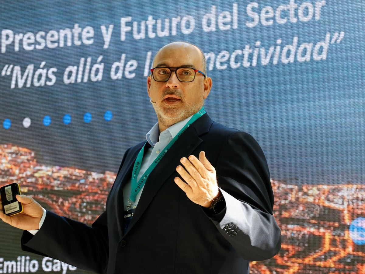 Foto: Emilio Gayo, presidente de Telefónica España. (EFE/Zipi)
