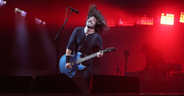 Foto: Dave Grohl, de Foo Fighters, en acción. (Reuters)