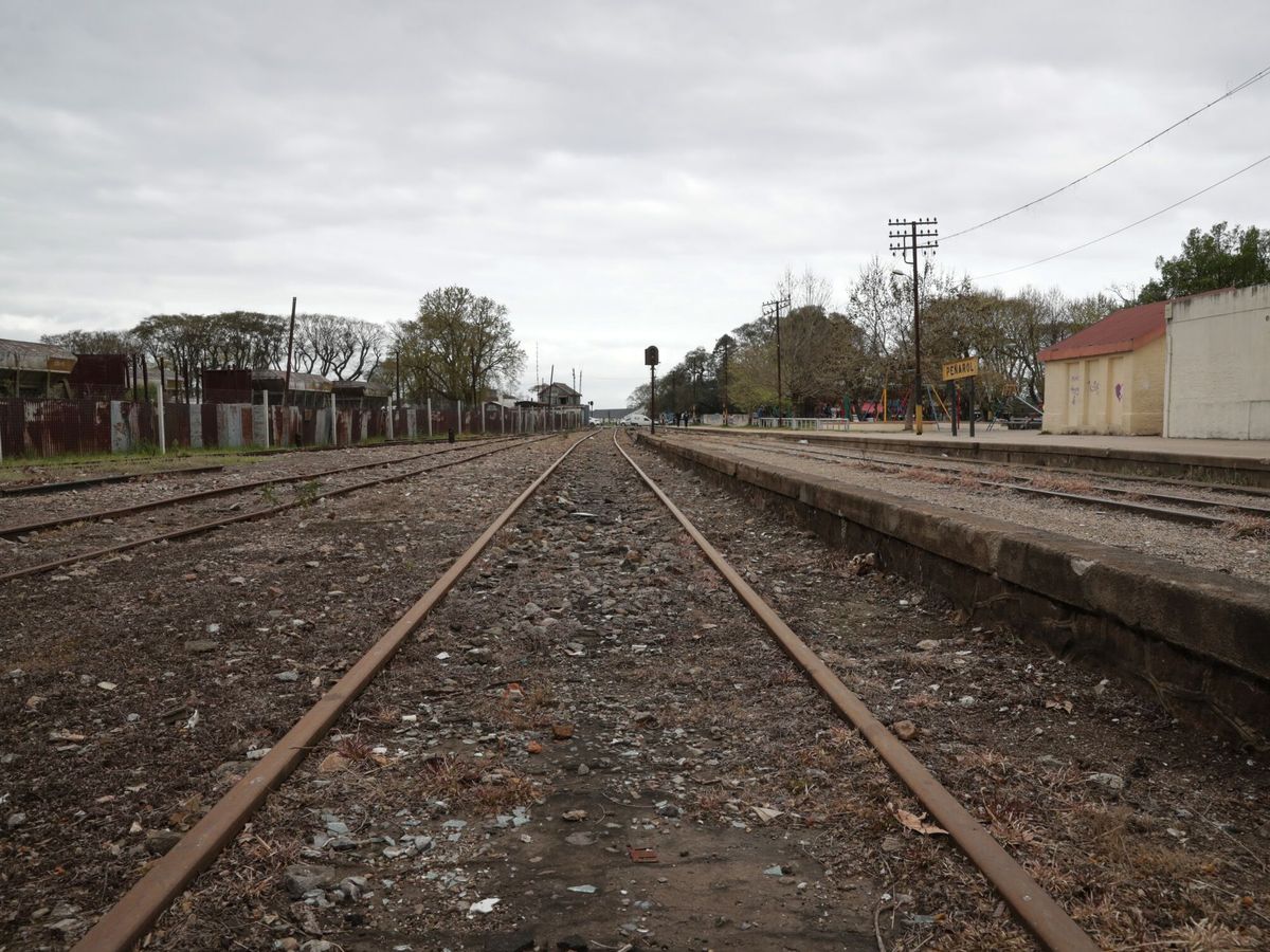 Foto: Foto de archivo de una vía de tren. (EFE)