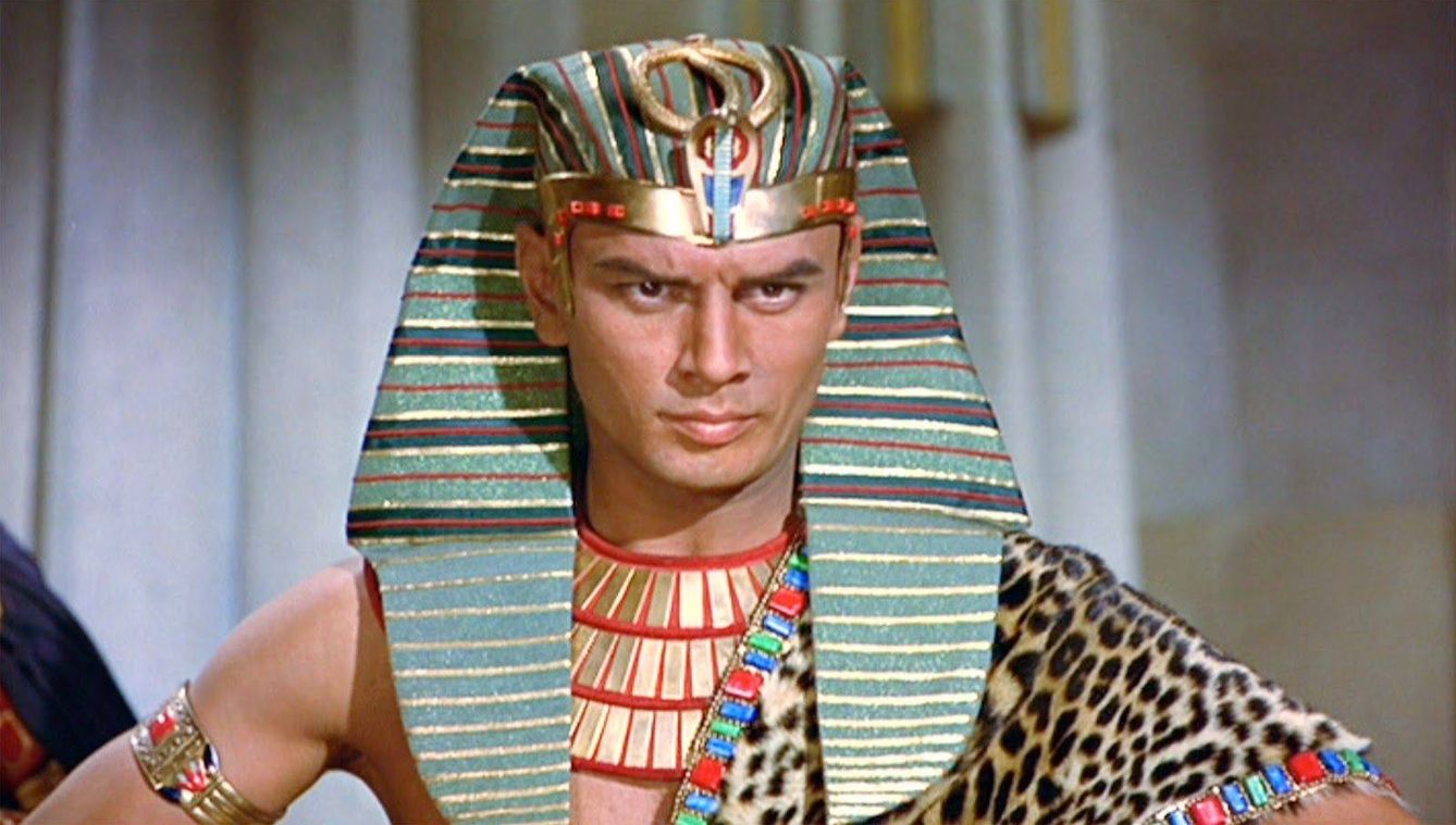 Yul Brynner fue Ramsés II en 'Los diez mandamientos'. (Filmin)