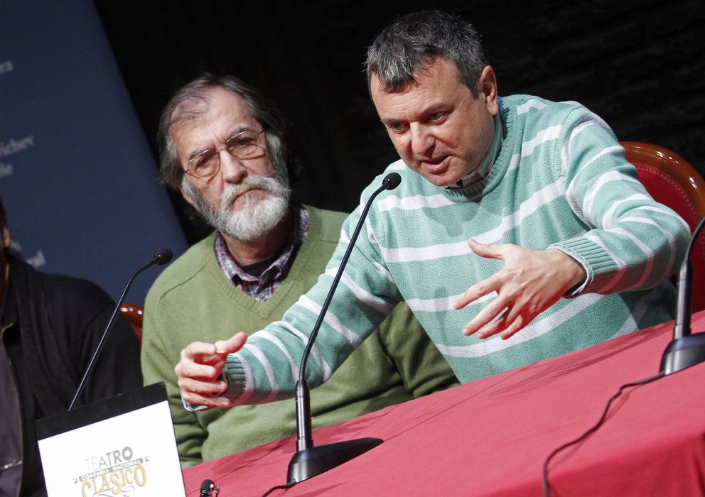 Foto: El director del Centro Dramático Nacional, Ernesto Caballero (a la derecha) (Efe)