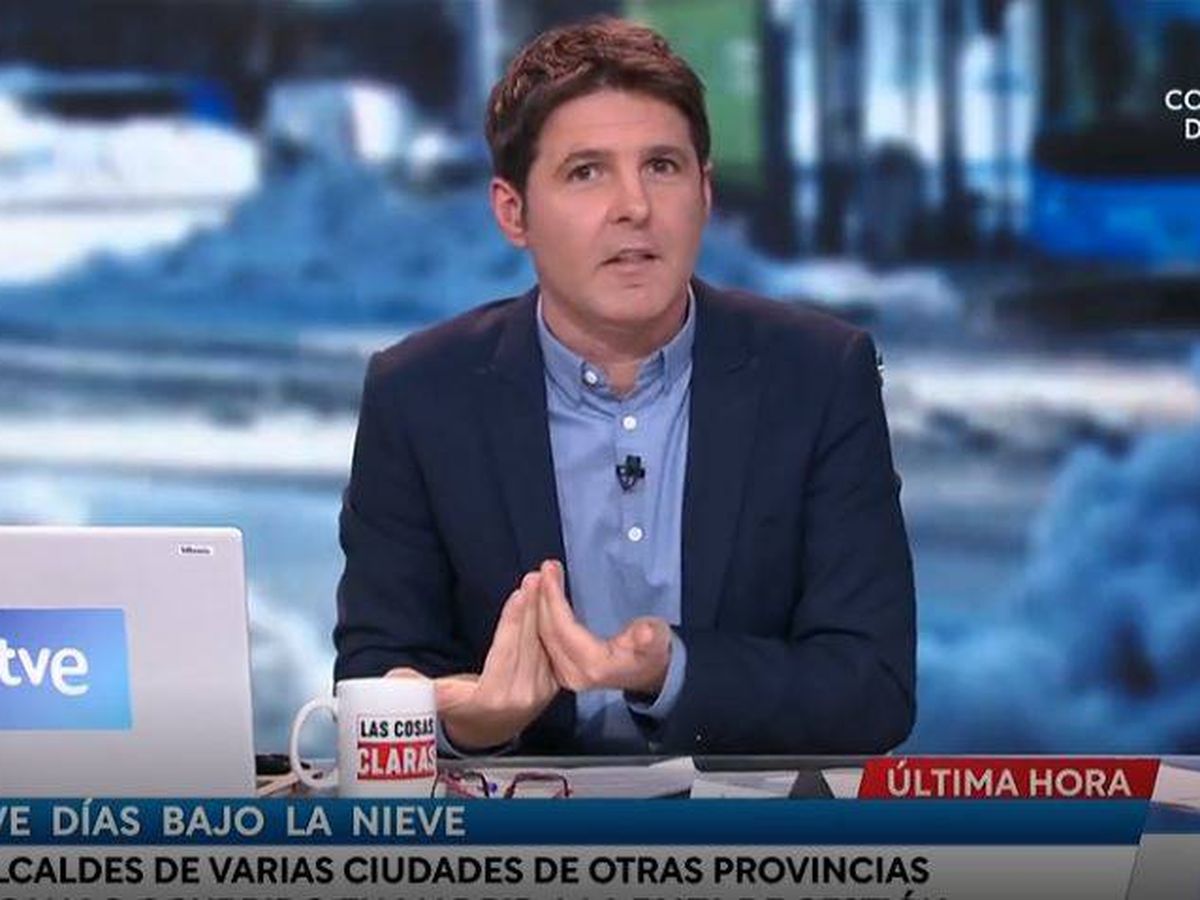Foto: El presentador Jesús Cintora. (RTVE)