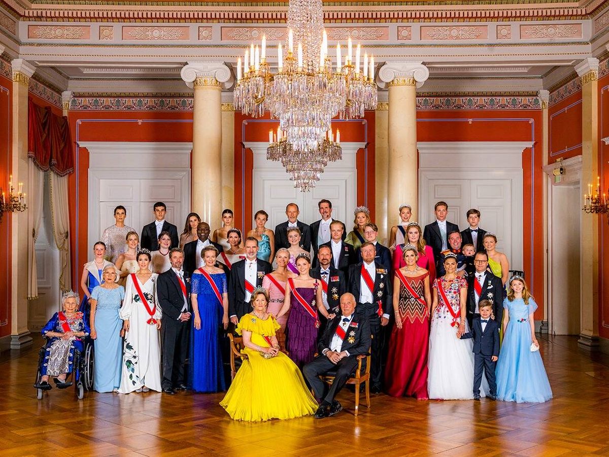 Foto: Fotografía oficial de las familias reales europeas. (Casa Real de Noruega)