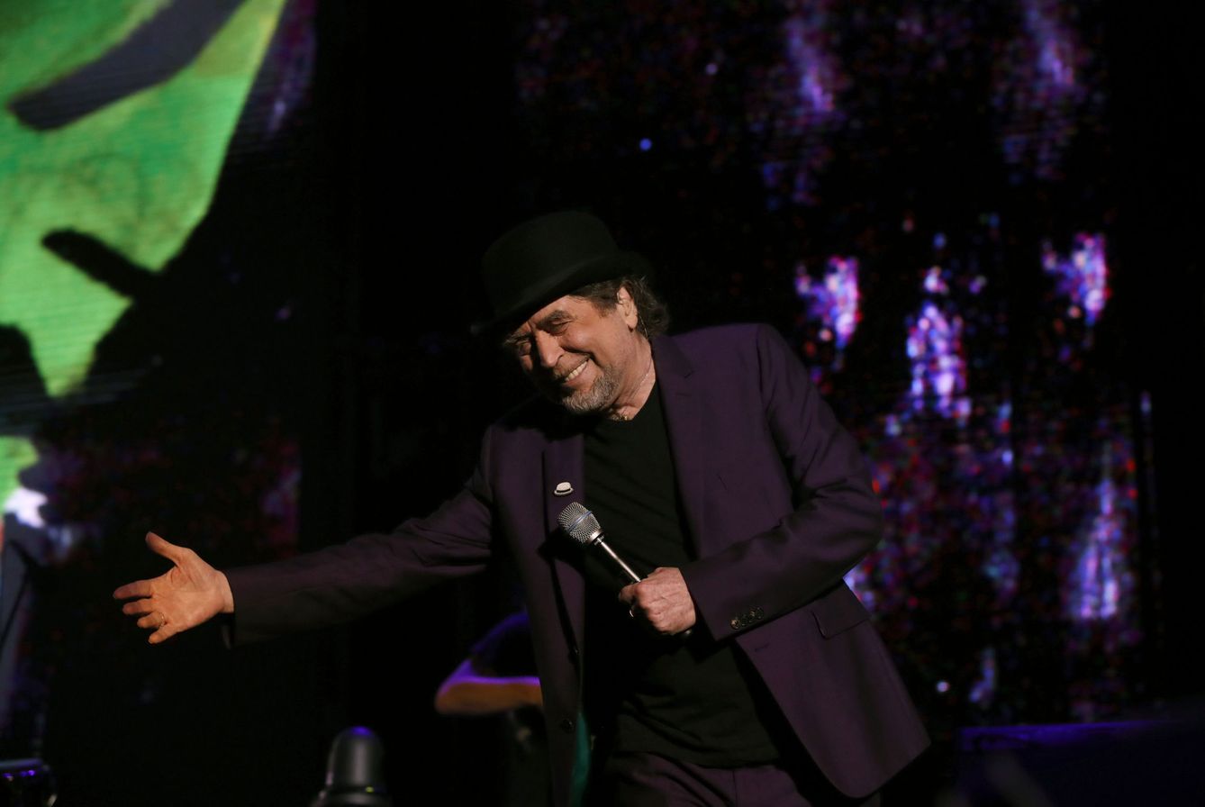 Joaquín Sabina durante su concierto en el WiZink Center (Efe)
