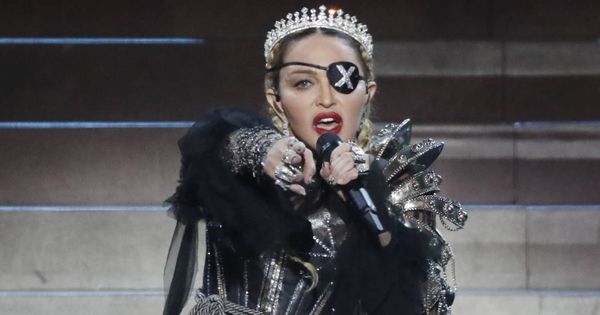 Foto: Madonna, durante su actuación en Eurovisión 2019.