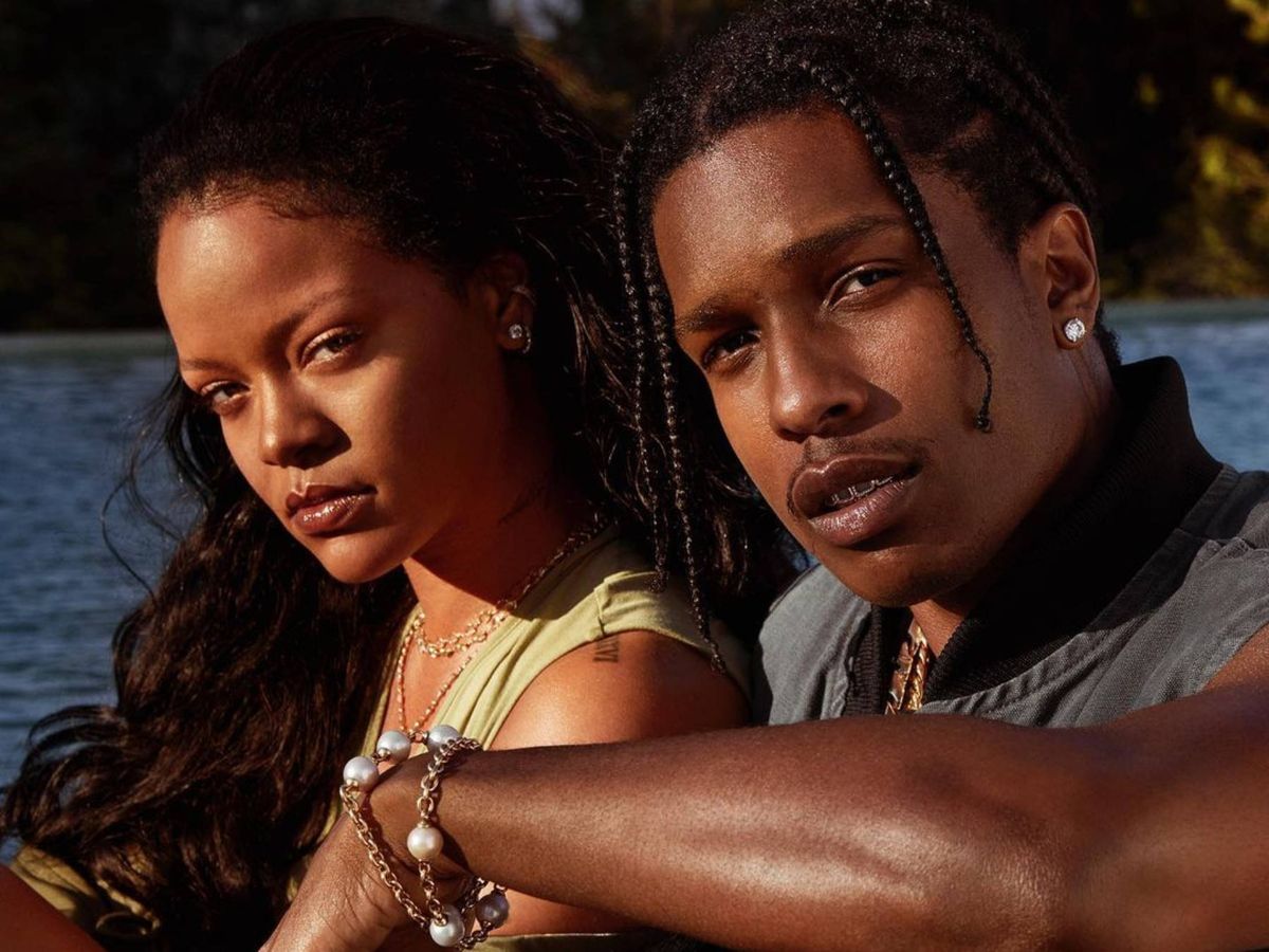 Foto: Rihanna y ASAP Rocky, en una imagen promocional juntos. (Instagram @badgalriri)