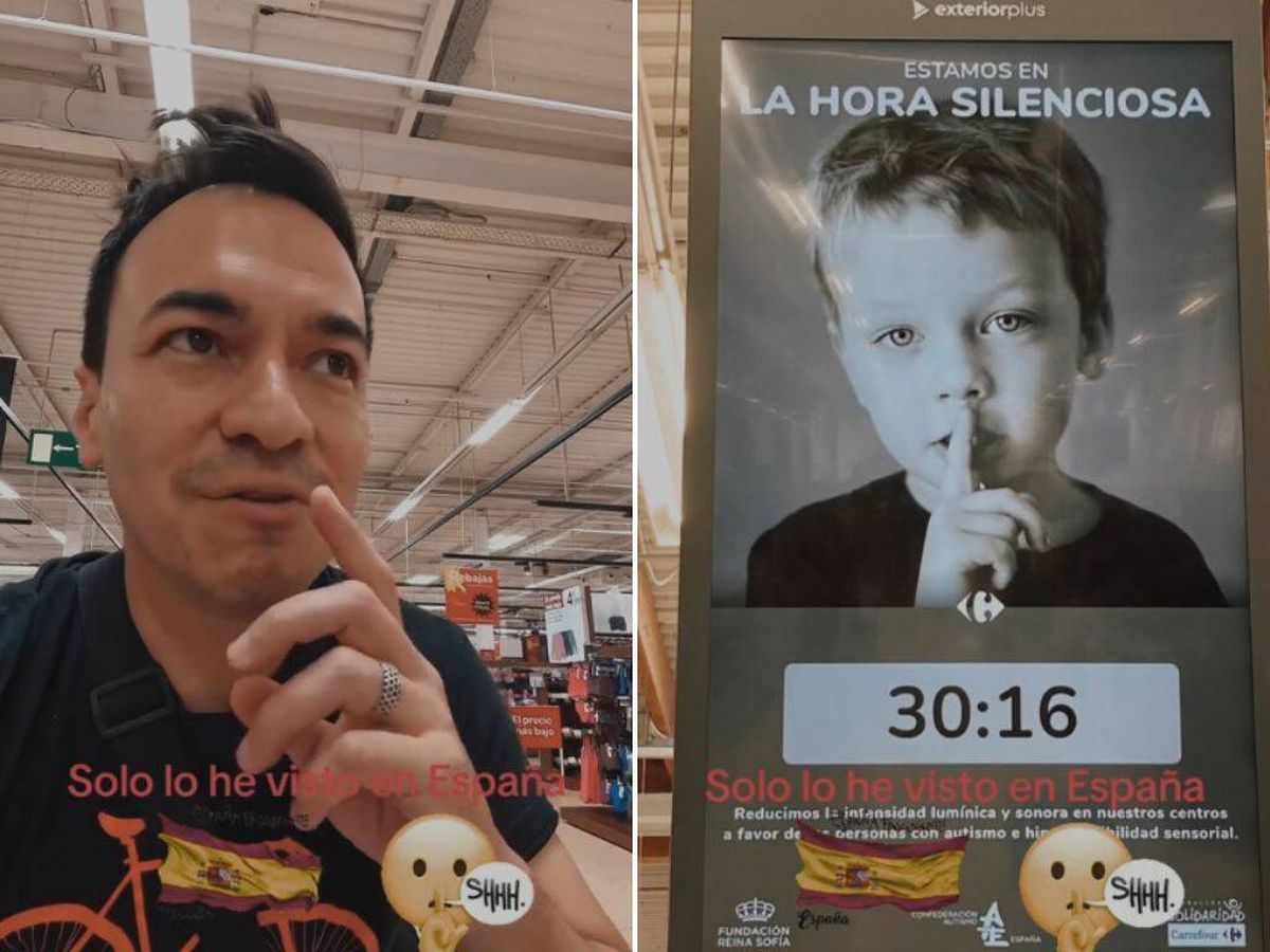 Foto: Un turista alucina con lo que sucede a esta hora en algunos supermercados españoles (TikTok/@mr.blashkov)