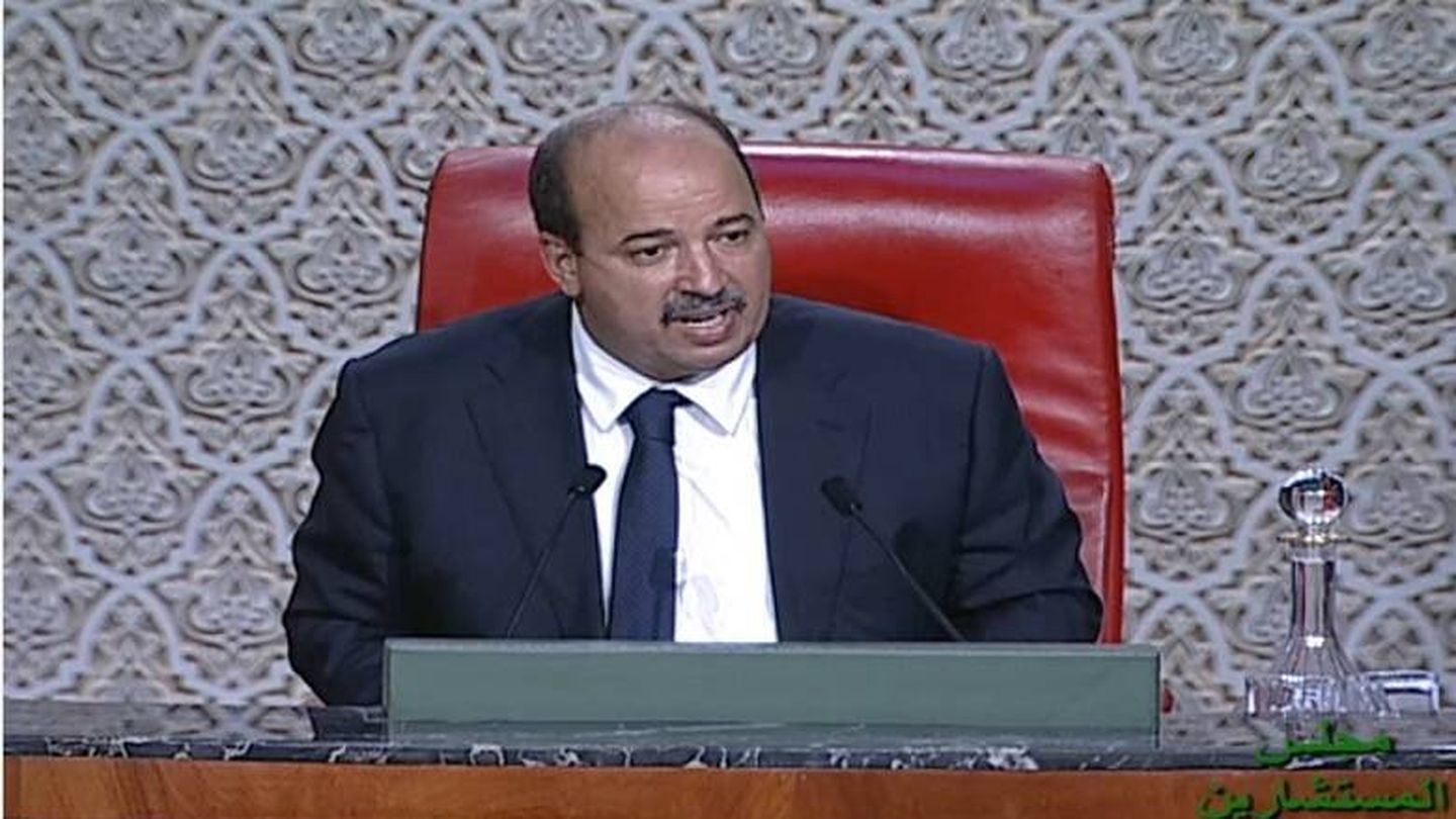 El presidente del senado marroquí, Enaam Mayara. (Senado de Marruecos)