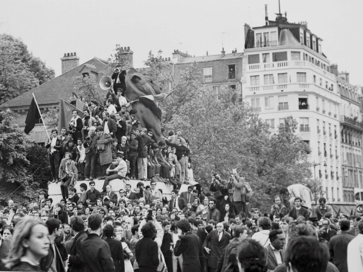 Foto: Disturbios de mayo del 1968 en Francia. (EFE)