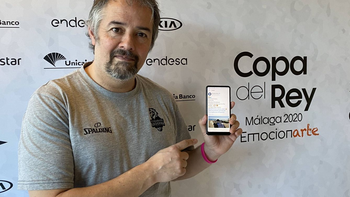Gabriel Fernández, el 'community manager' del Andorra que arrasa en las redes sociales
