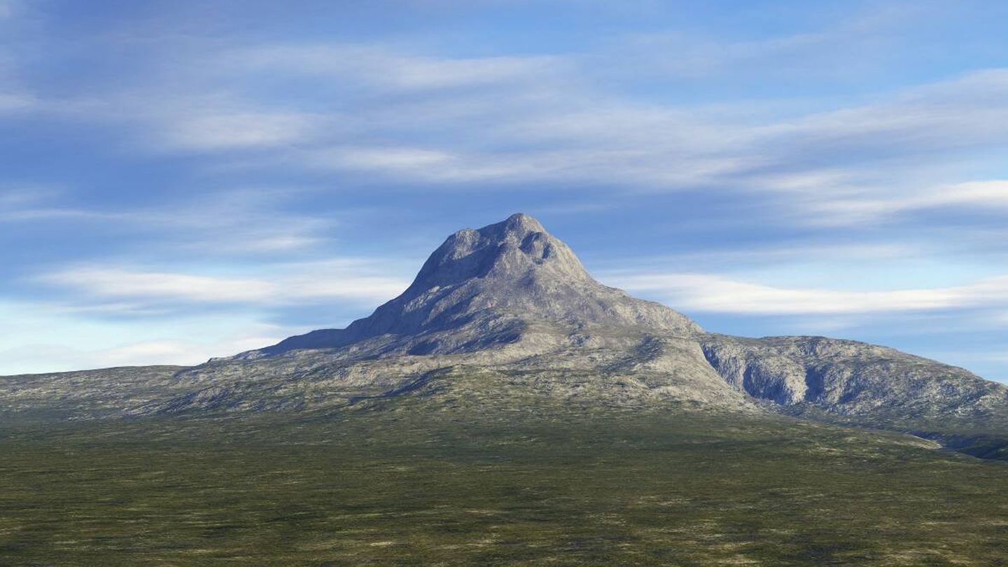 La montaña solitaria de Tolkien.