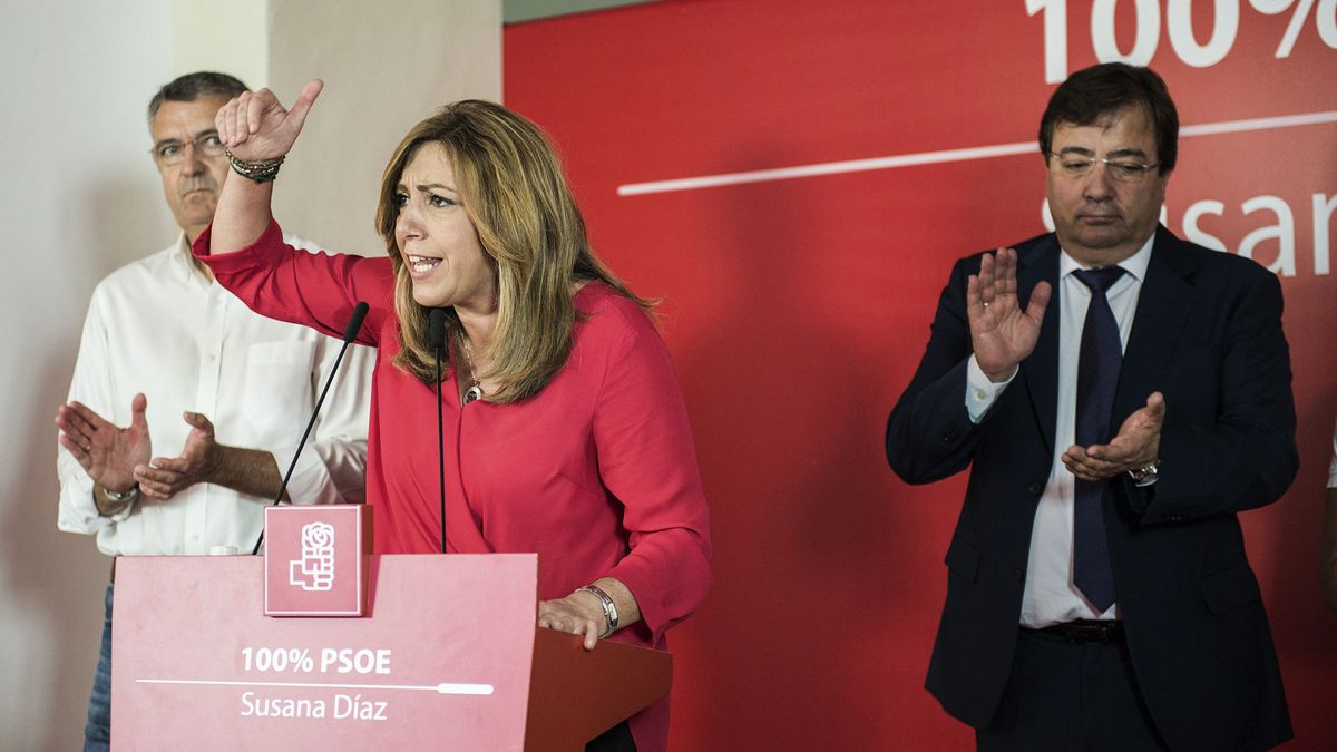 Susana Díaz avisa de que "a Rajoy le queda lo que tarde el PSOE en levantarse"