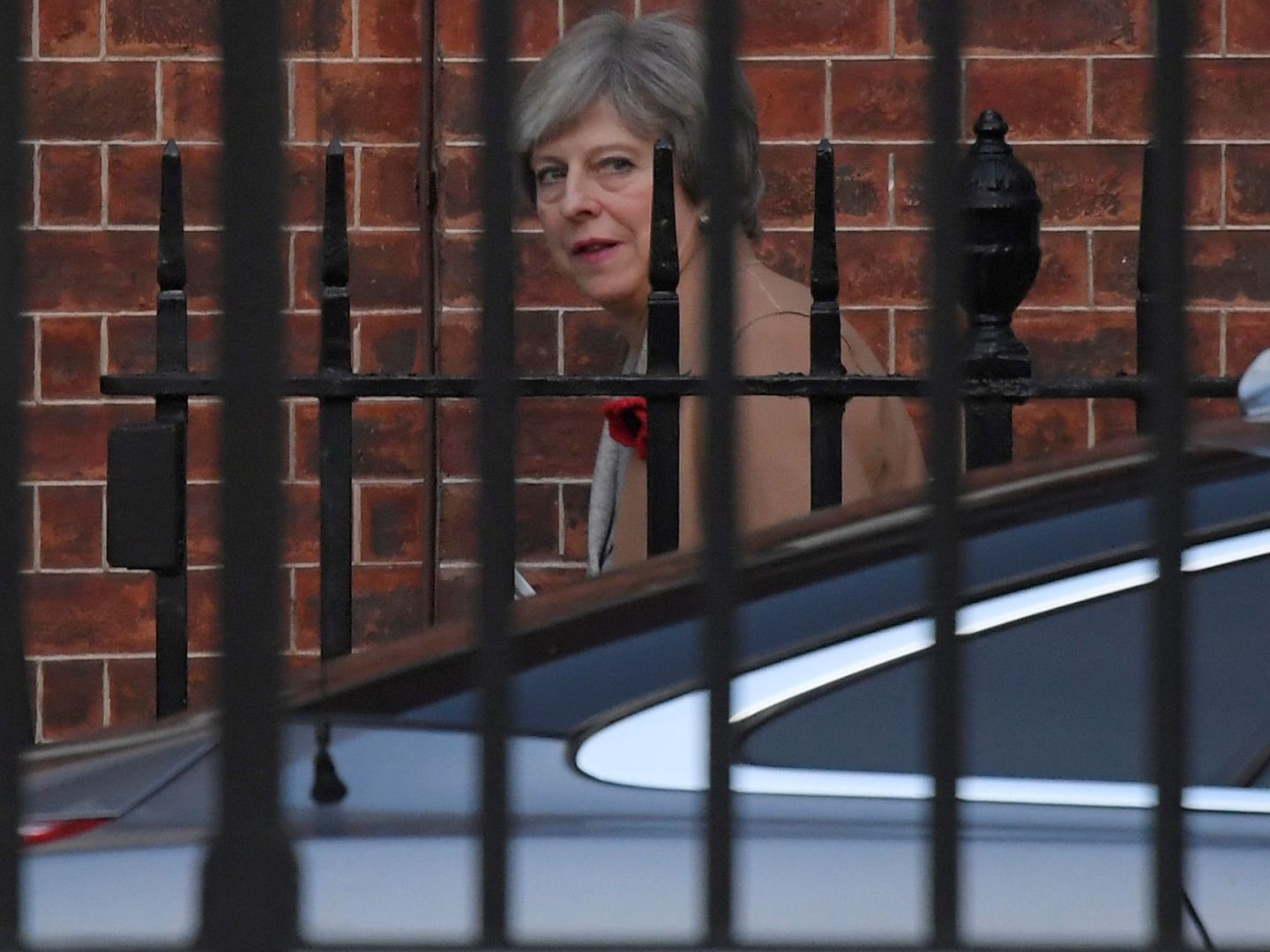 La primera ministra británica Theresa May. (Reuters)