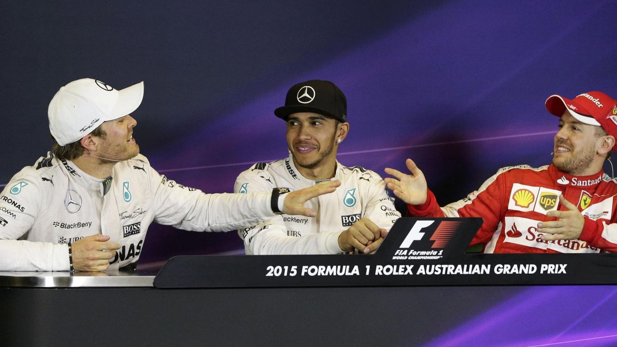 Vettel a Rosberg: "Sé honesto, ¿esperas estar más cerca? ¿Esperas ir más despacio?"