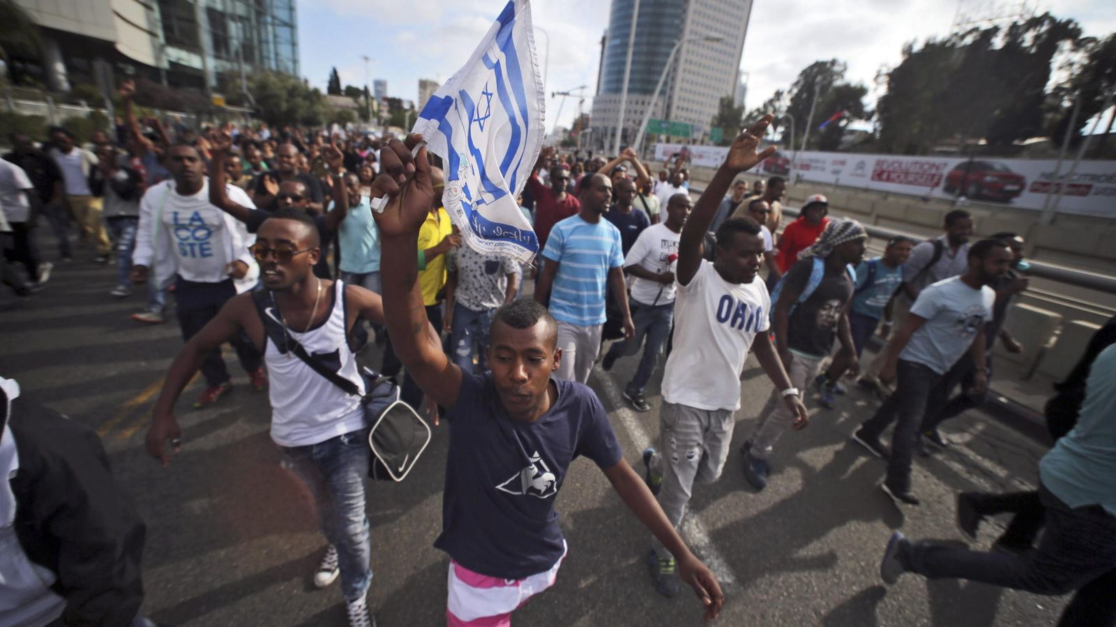 Foto: Protesta de judíos de origen etíope en Tel Aviv (Reuters)