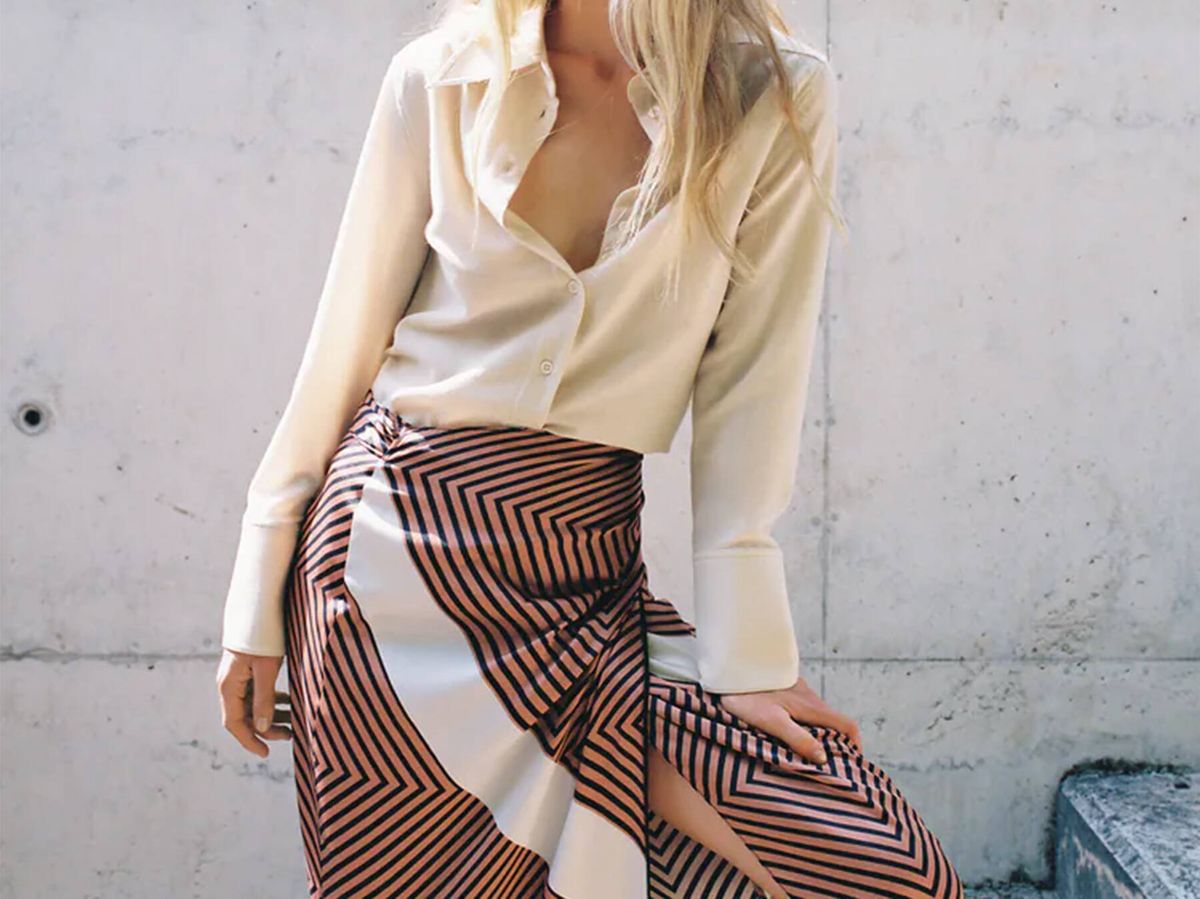 Foto: La falda pareo de Zara que puedes llevar en otoño. (Cortesía)