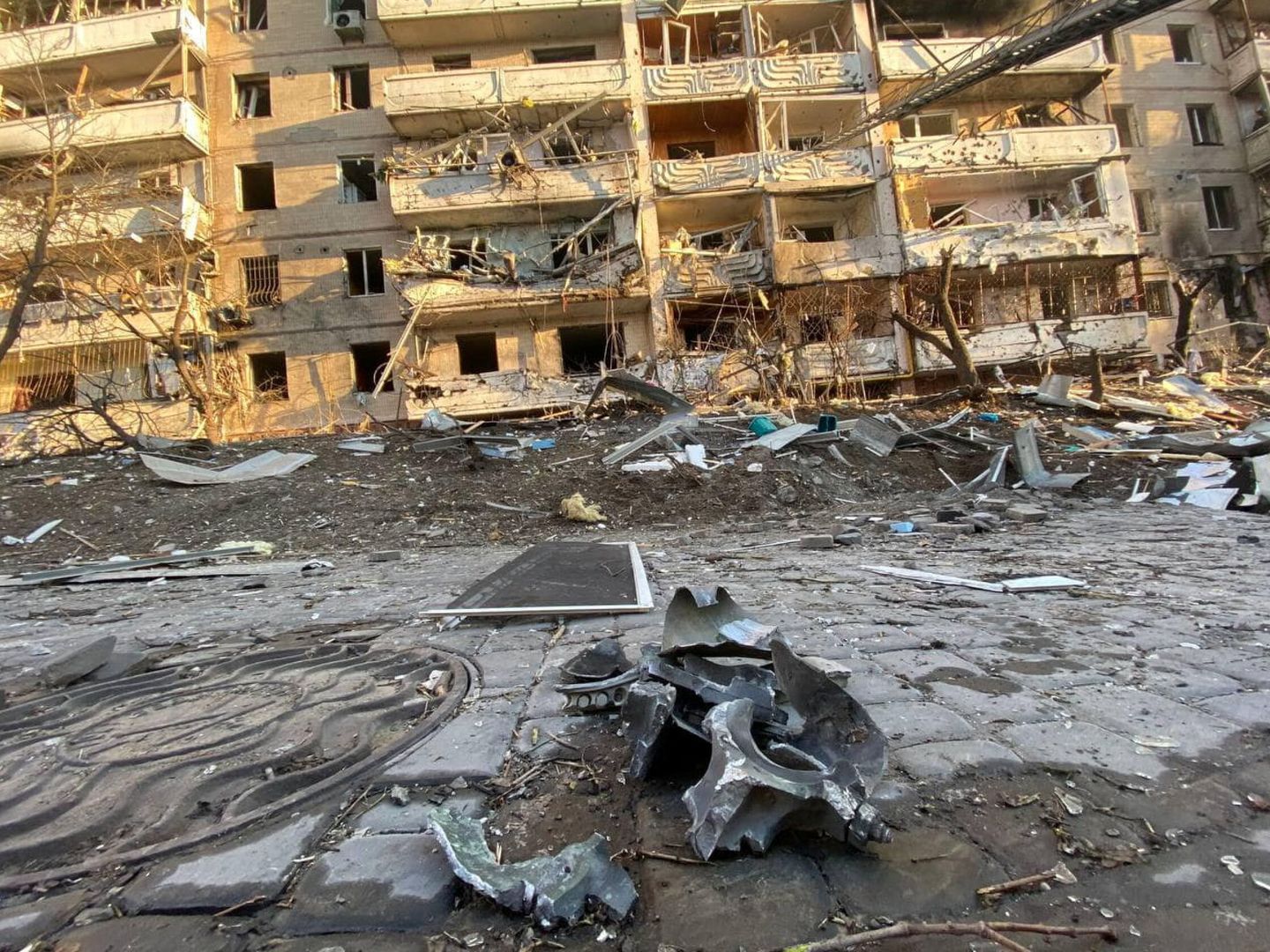 Los bombardeos en Kiev. (Reuters)