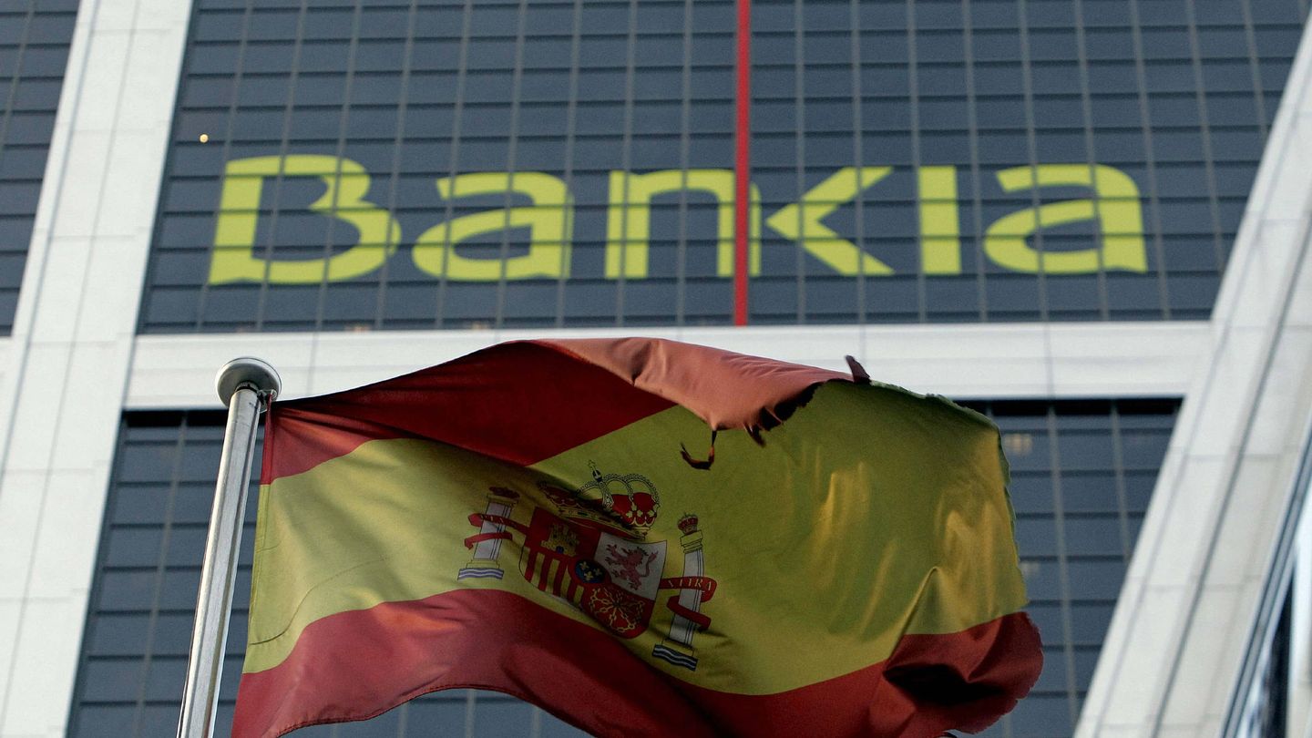 Sede de Bankia en la Plaza de Castilla en Madrid. (EFE)