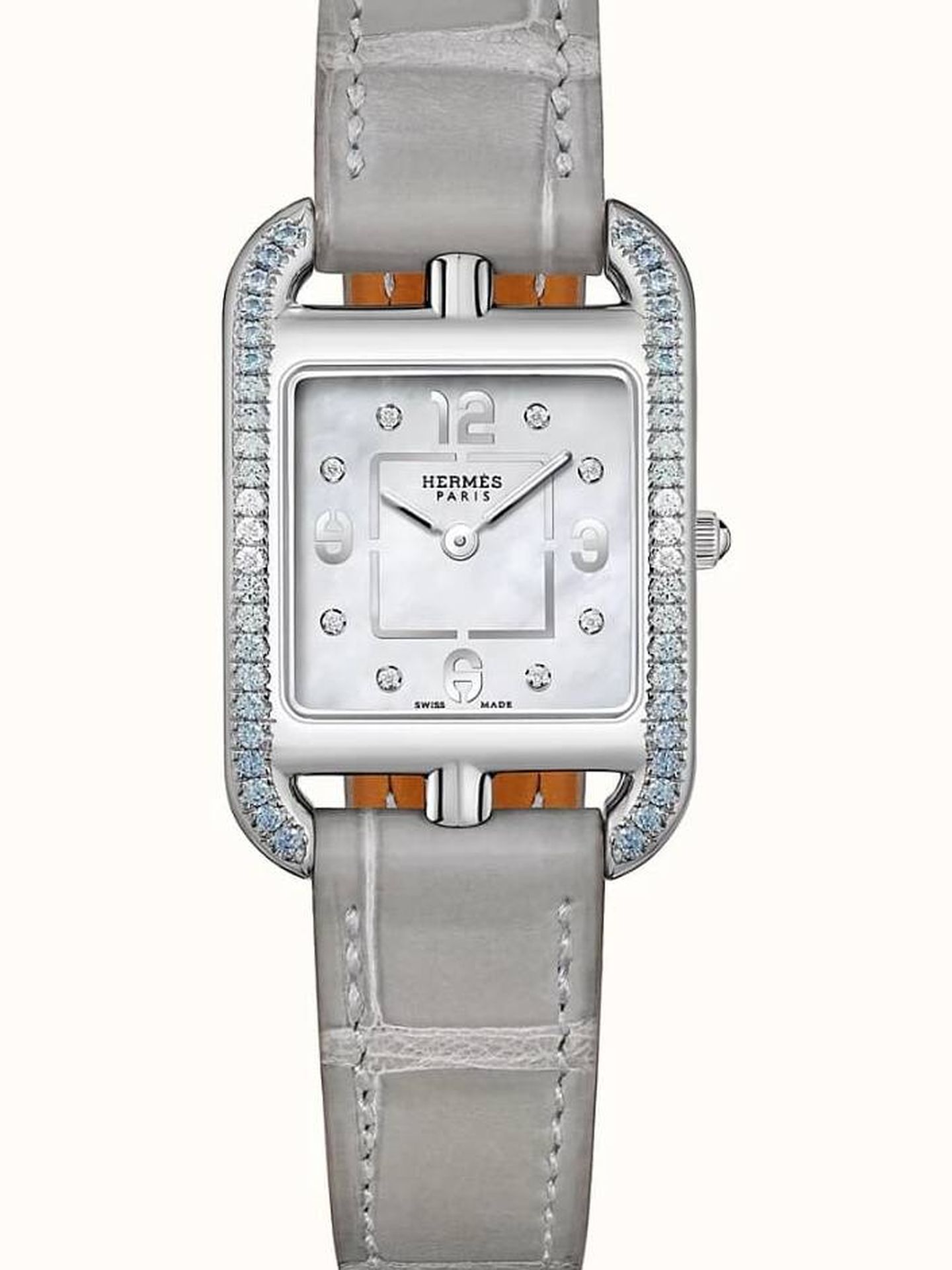 Imagen del nuevo reloj Hermès de Máxima de Holanda. (Archivo)