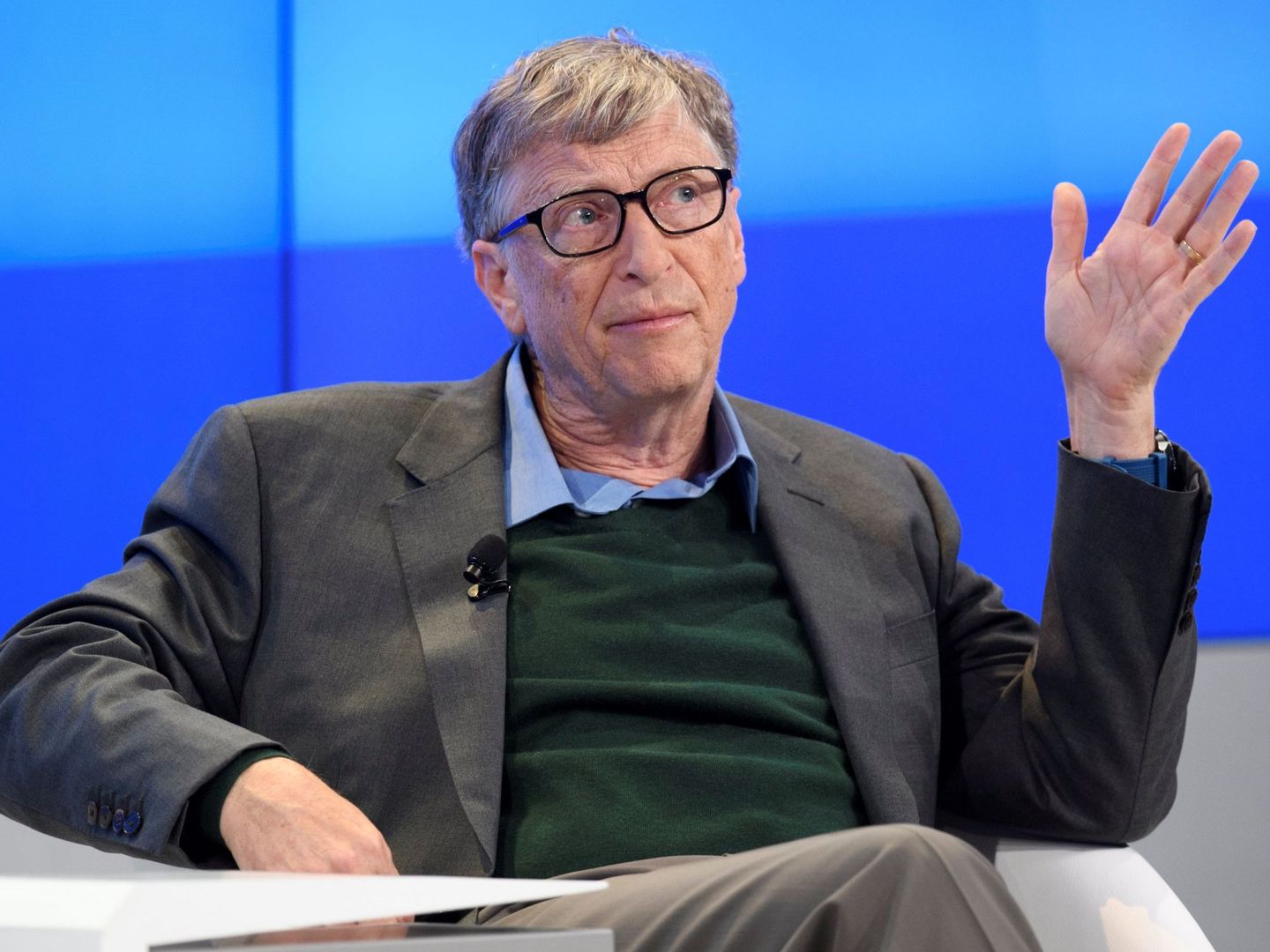 Bill Gates en el Foro Económico Mundial de Davos. (EFE)