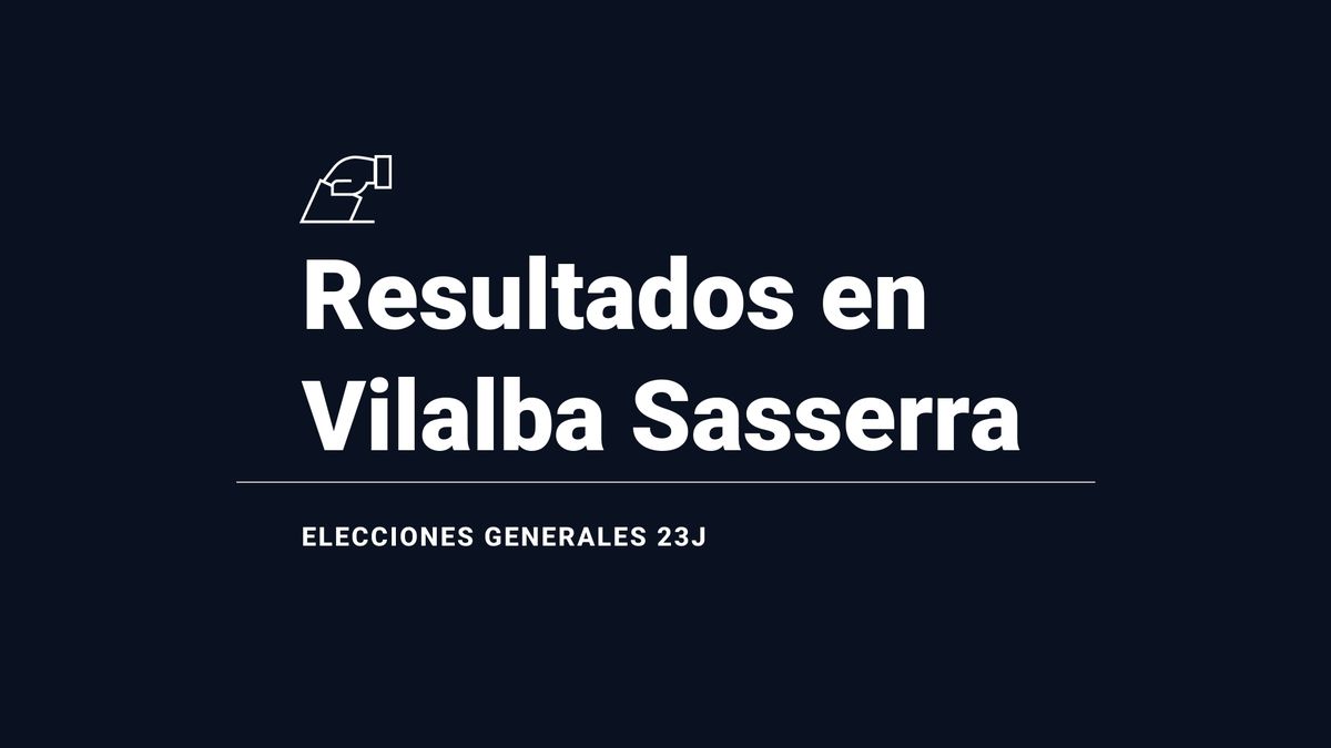 Votos, escaños, escrutinio y ganador en Vilalba Sasserra: resultados de las elecciones generales del 23 de julio del 2023