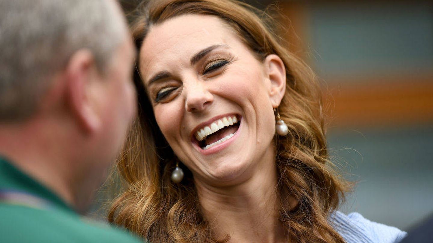 La duquesa de Cambridge en Wimbledon 2019. (Getty)