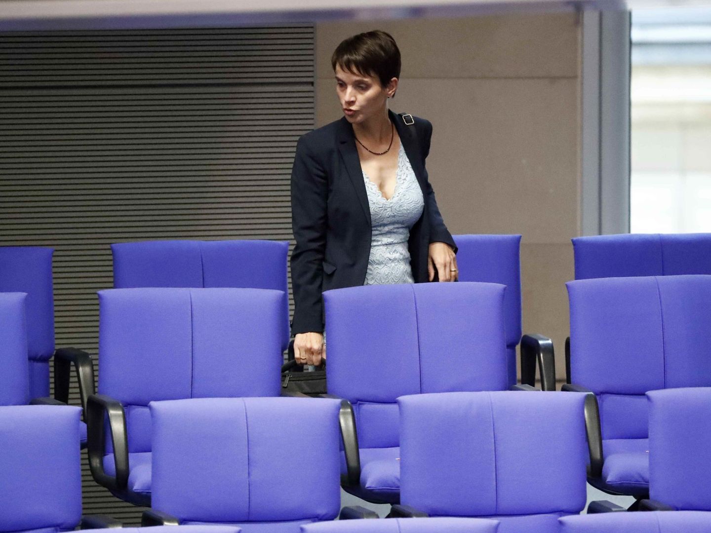 Frauke Petry en el Bundestag, el pasado octubre. (Reuters)