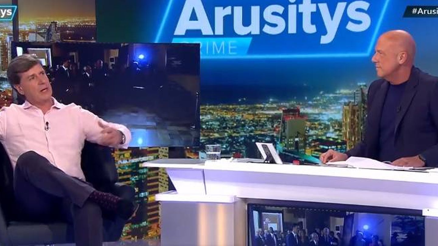 Cayetano Martínez de Irujo durante su entrevista en 'Arusitys Prime'(Antena 3)