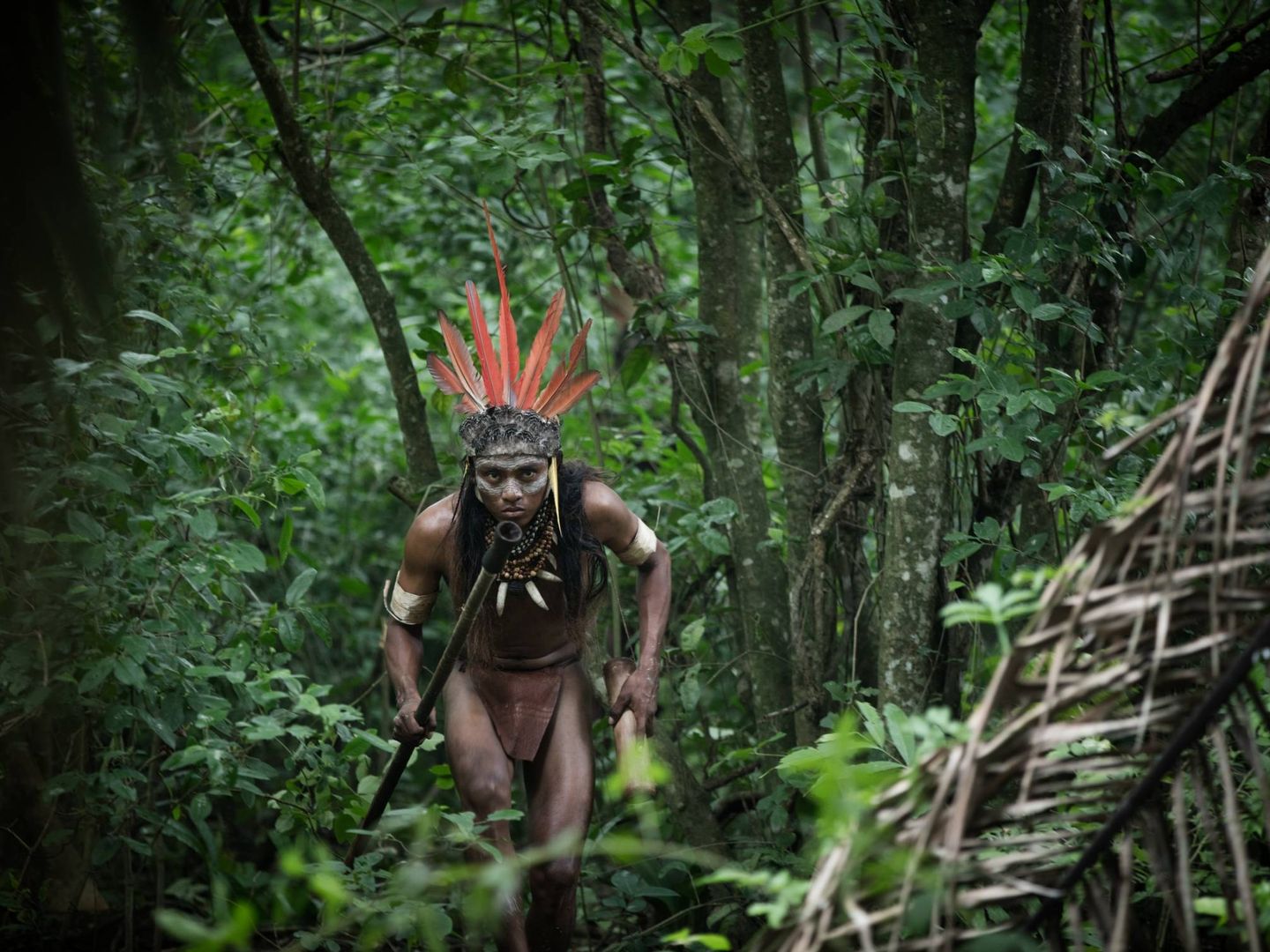 Un fotograma de la película, rodada en la selva colombiana.