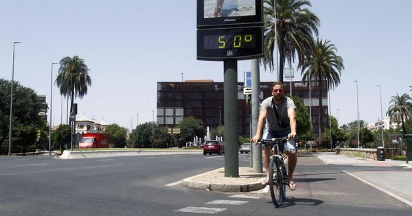Foto: Córdoba tenía hoy una alerta roja por calor (EFE)