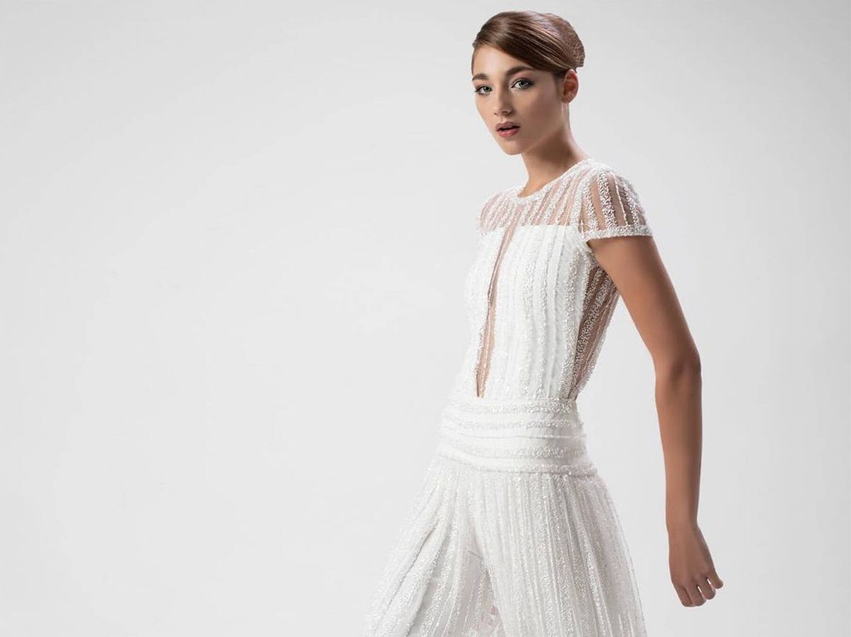 Foto: Uno de los vestidos de novia vistos en la Madrid Bridal Fashion Week 2021. (Instagram @isabelzapardiez)