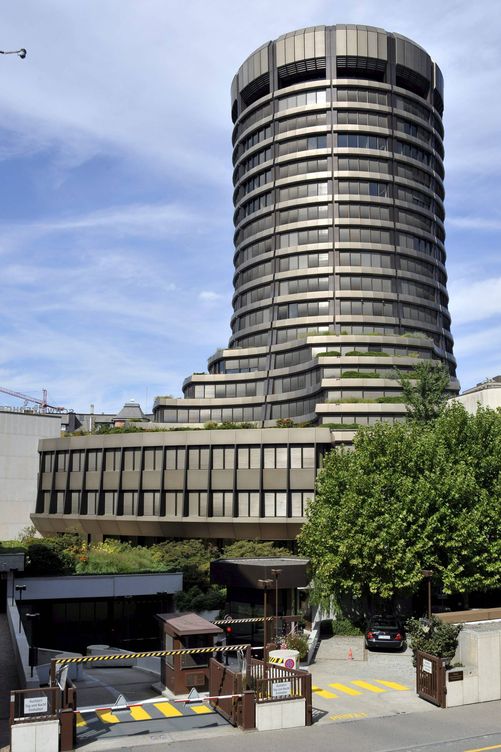 Edificio del Banco Internacional de Pagos en Basilea.