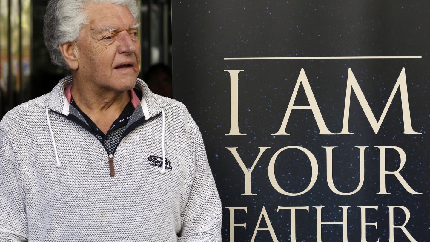 David Prowse durante la presentación del documental 'I am your father', que desvela su rostro y su oscura historia. (EFE)