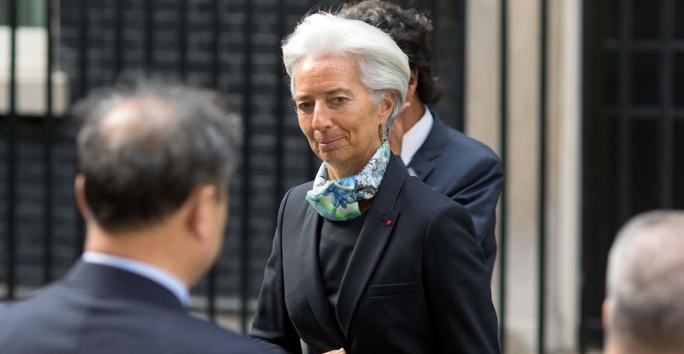 Christine Lagarde en Londres. (Reuters)