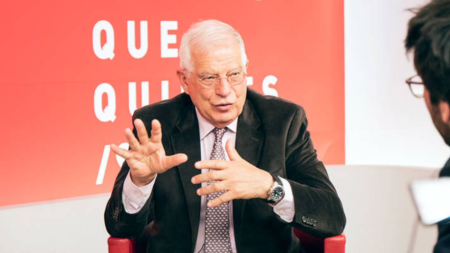 Josep Borrell, durante la entrevista con El Confidencial. (Jorge Álvaro Manzano)