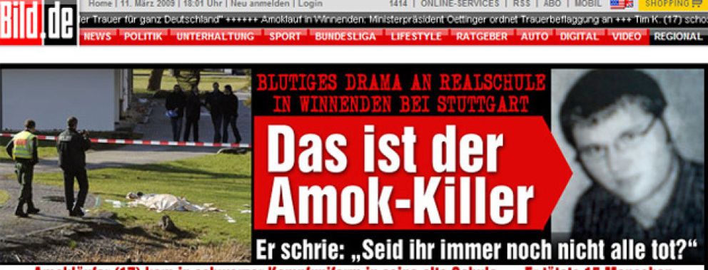 Foto: Un joven perpetra una matanza escolar en Alemania con un saldo de 17 muertos