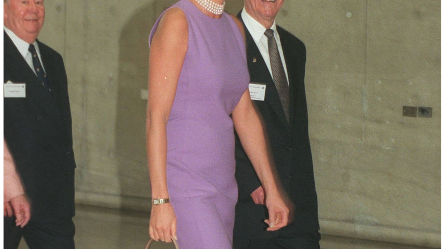 Diana de Gales en su visita a Australia en 1996. (Getty)
